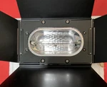 Acme-lite Professional 1000W Quartz Studio Light 710 4 Barndoors Open Box. Fixed Price $24.00.