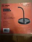 Raya Flexible 11 In. Tabletop Stand Frb-usb-hs, Black Metal, Ring Light/webcam. Fixed Price $15.00.