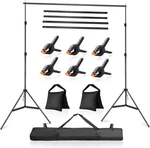 Photo Video Studio 10X7FT (wxh) Adjustable Background Stand Backdrop Support.... Fixed Price $51.46.