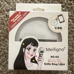 Meifigno Selfie Ring Light 3 Modes Rechargeable Clip On. Fixed Price $12.95.