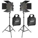 Neewer 2 Pieces Bi-color 660 Led Video Light Stand Kit. Fixed Price $195.99.