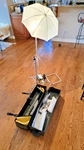 Lowel Easy Lighting Kit V1-906 2 Lights, Excellent Uni-stands & Tota-brellas. Fixed Price $179.00.
