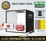 Puluz 25CM Folding Portable High 97 Cri Ring Led Photo Lighting Studio. Fixed Price $49.99.