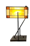 Dimond Lighting Fort William Tiffany Glass Led Table Lamp Matte Black Flaw. Fixed Price $94.99.