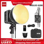 Zhiyun Molus G200 Official 200W Cob Led Video Light 2700-6500K Camera Kit. Fixed Price $245.65.