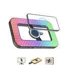 Magnetic 6000MAH Rgb Selfie Ring Light For IPHONE,448 Led Recha... Fast Usa Ship. Fixed Price $58.30.