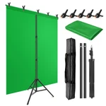 Jebutu Green Screen Backdrop Kit With Stand, Ft,. Fixed Price $41.57.