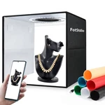 Light Box Photography Portable 12"X12" Studio Kit With 120 Leds &.... Fixed Price $32.70.