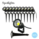 10X Led Spot Lights 12V Outdoor Outside Landscape Cool/warm White Low Voltage. Fixed Price $59.00.