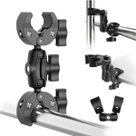 Tsonaregion Double Super Clamp Mount Umbrella For Chair Photo.... Fixed Price $35.89.