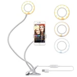 Led Selfie Ring Light Phone Holder Flexible Stand Long Arm For Stream Live Lamp. Fixed Price $15.50.