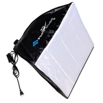 Ls Pro Studio 16X16X19 Softbox Light Kit W/ Diffuser & Cord No Bulb. Fixed Price $41.20.
