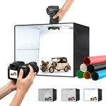 Photo Studio BOX,50CMX40CMX40CM Folding Lightbox With 150 Led Dimmable Lights,. Fixed Price $80.38.