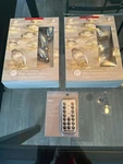 New Pier Imports 10 Glimmer Light Strings W/ Remote (set Of 2 - $60 Value). Fixed Price $38.00.