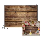 Lfeey Wood Backdrops For Photography Grunge Vintage Worn 10X8FT, Brown. Fixed Price $55.70.
