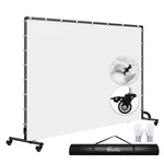 7X10FT White Backdrop With Stand,movable Photography Kit.... Fixed Price $138.90.
