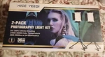 Niceveedi 2-PACK Photography Lighting Kit, 36W Bi-color Studio Lights 2700-6500K. Fixed Price $50.00.