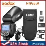 Us Godox V1PRO Ttl Wireless Round Head Flash Light Speedlite For Nikon Cameras. Fixed Price $289.00.