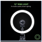 Razer Ring Light 12" Streaming And Selfie Customizable Spectrum No Tripod. Fixed Price $24.99.