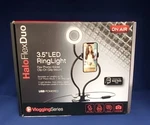 Halo Duo 3.5" Led Ringlight-flex Phone Holder-clip Usb Power New. Fixed Price $19.95.