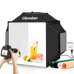 Glendan Light Box For Photography: 16"X16" Portable Studio Soft Wit.... Fixed Price $143.77.