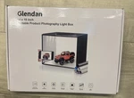 Glendan Portable Photo Studio Light Box, 14 X12 Professional Dimmable Shooting. Fixed Price $34.99.