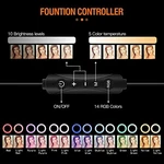 Mutudu Ring 3 Tripods Selfie Lights Stand Phone Holder - Black. Fixed Price $32.60.