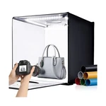 24"X24" Studio Light Box For Photography, Foldable Bi-color Dimmable Sh.... Fixed Price $136.38.