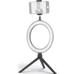 Tzumi 8" Halo Led Ring Light Desktop Tripod Stand W/ Phone Mount 10 Brightness. Fixed Price $14.40.