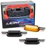 3PC Smoked Amber 9-LED Grille Lights For Toyota 22+ Tundra, Sequoia Trd Pro Only. Fixed Price $40.09.