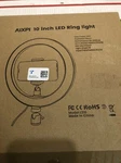 Aixpi Ring Light 10" With Short Tripod Stand&phone Holder For Streaming,selfie. Fixed Price $23.75.