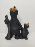 Slifka Sales Co Papa Bear & Cub Resin Figurine. Fixed Price $13.95.