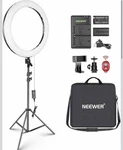 Neewer 20 Inch Led Ring Light Kit With Tripod Stand Phone Holder Compatible. Fixed Price $55.00.