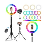Stally 10.2" Ring Light With Stand, 75" Ph... Fast Usa Ship. Fixed Price $38.33.