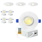 3 Inch Gimbal Led Recessed Lights, Waterproof For Shower With.... Fixed Price $121.86.