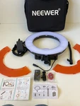 Neewer RL-14 Black 14" Photography Led Ring Light Case Tested Working No Tripod. Fixed Price $29.95.