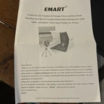 Emart Shooting Tent Box Kit Portable Photo Studio With 40 Led Lights. Fixed Price $10.00.