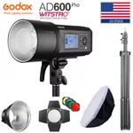 Us Godox AD600PRO 600W Ttl Outdoor Flash LIGHT+REFLECTOR+BARNDOOR+95CM Softbox. Fixed Price $869.00.