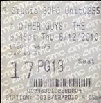 Other Guys Ticket Stub Mark Wahlberg Opening Week Amc Theatres 8/12/2010. Fixed Price $20.00.