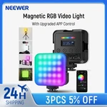 Neewer RGB62 Magnetic Video Light With App Control 360 Full Color Led Came. Fixed Price $55.42.
