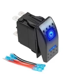 Momentary (on)/off Rocker Switch 5PIN Laser Led Light 20A/12V 10A/24V Toggle. Fixed Price $12.62.