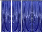 Wispet Navy Blue Sequin Backdrop Curtains 4 Panels 2FTX8FT Glitter .... Fixed Price $46.24.