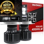 Hikari Wings 2026 40000LM Dual Beam Led Bulbs, 45W Upgraded H4/9003. Fixed Price $69.34.
