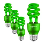 Sleeklighting 13 Watt Green Spiral Cfl Bulb- 2 Count (pack Of 1),. Fixed Price $27.02.