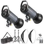 Neewer 800W Photo Studio Strobe Flash And Softbox Lighting Kit:.... Fixed Price $175.00.