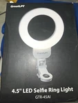 Clip Ring Light Rechargeable, 4.5'' Selfie For Phone, Laptop. Fixed Price $8.99.