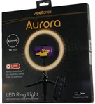 Aurora 10-INCH Led Ring Light +TRIPOD-NEW-VIDEO/PHOTOGRAPHY-10 Brightness Levels. Fixed Price $10.97.