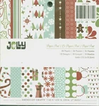 Jolly Christmas Holiday Snow Gifts Trees Winter 6 X Paper Studio Pad. Fixed Price $5.99.