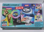 Studio Creator 2-IN-1 8" Led Ring Light Adjustable Stand Green Screen Kit. Fixed Price $43.00.