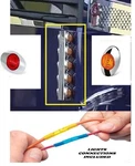 Kw T680 T880 & Volvo Mirror Bar 20 Led Lights Connections Included. Fixed Price $299.18.